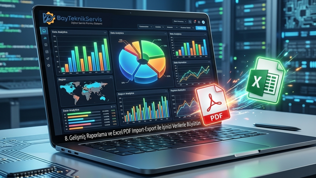Gelişmiş Raporlama ve Excel/PDF Import-Export ile İşinizi Verilerle Büyütün